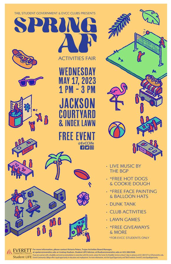 Spring Activities Fair Poster