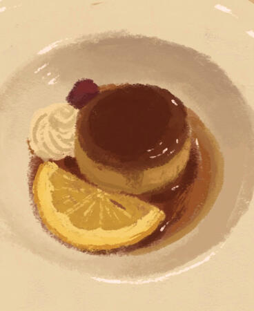 Pudding Illustration